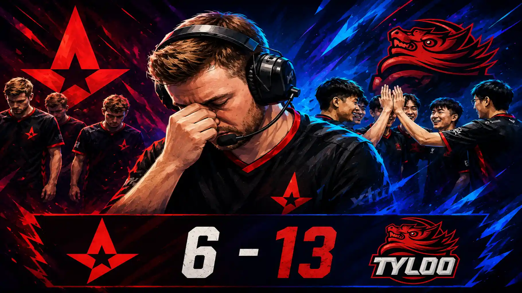 Astralis One Loss From Elimination at IEM Cologne Major 2026 After Shock Defeat to TYLOO